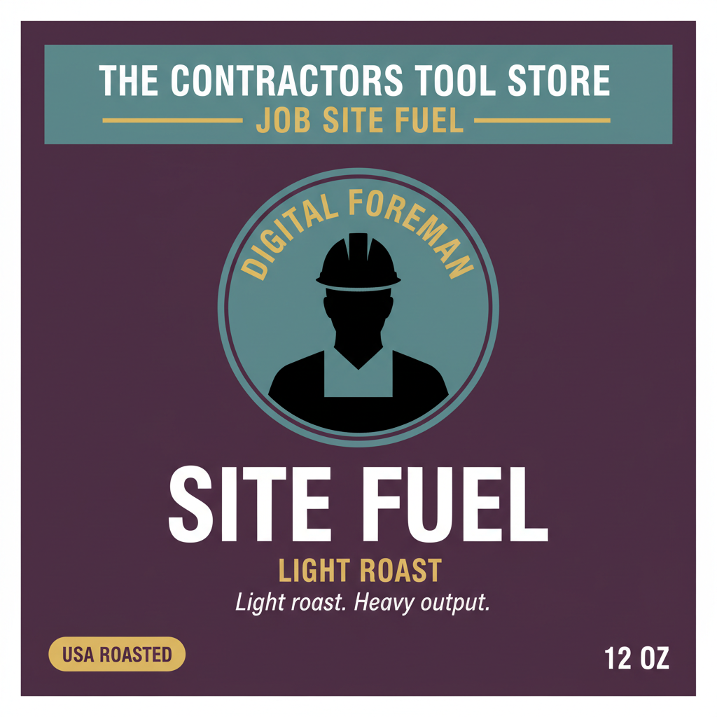 Site Fuel Light Roast Coffee Label