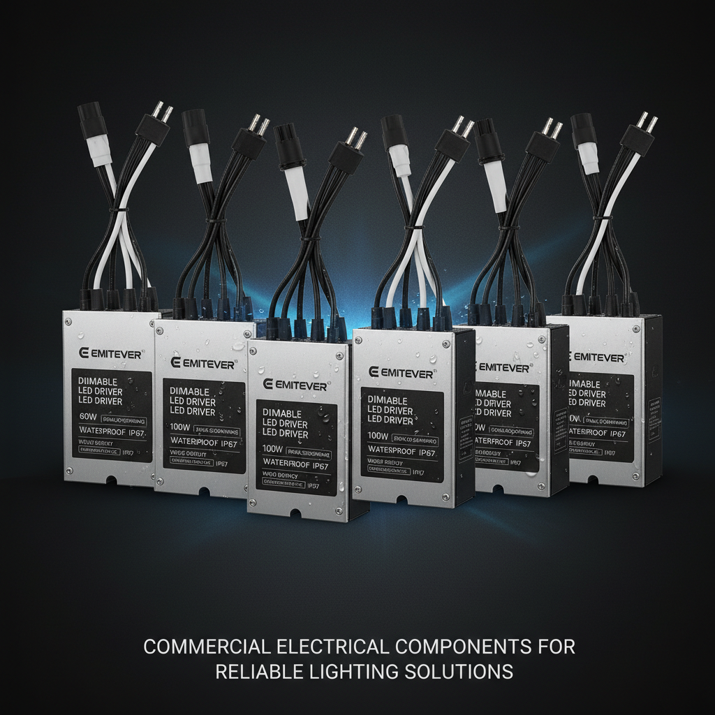 EMITEVER dimmable LED drivers and power supplies 60W-150W Triac 0-10V IP67