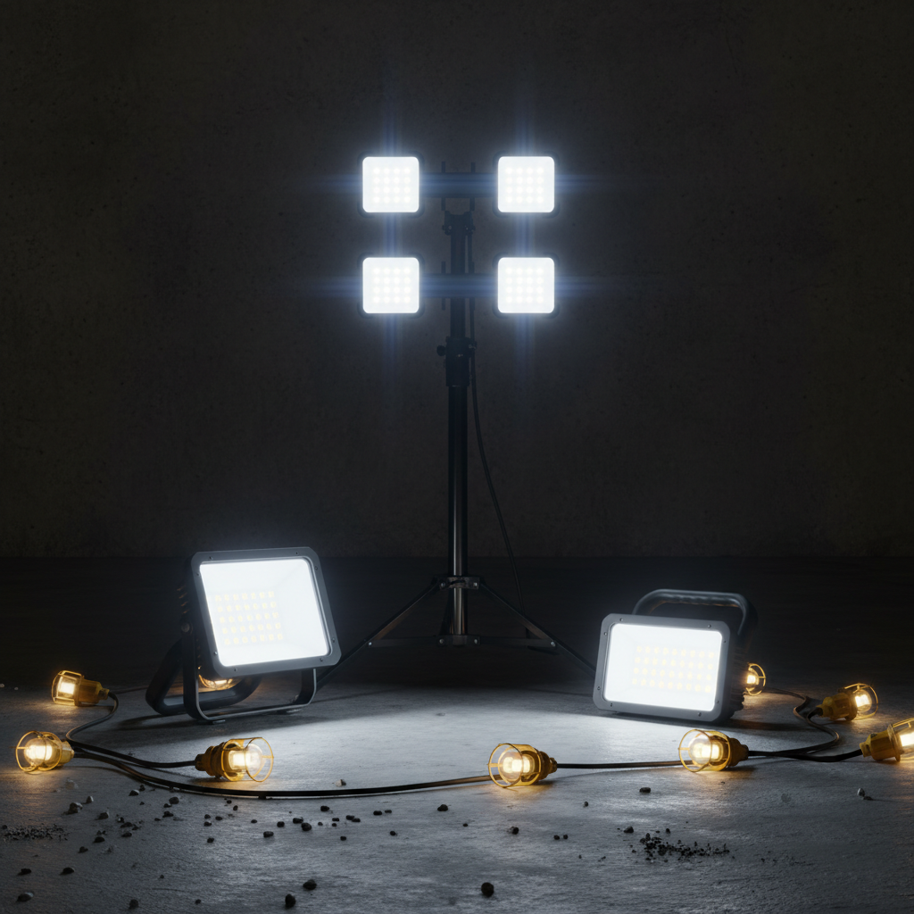 Jobsite Lighting — LED Work Lights & Site Illumination