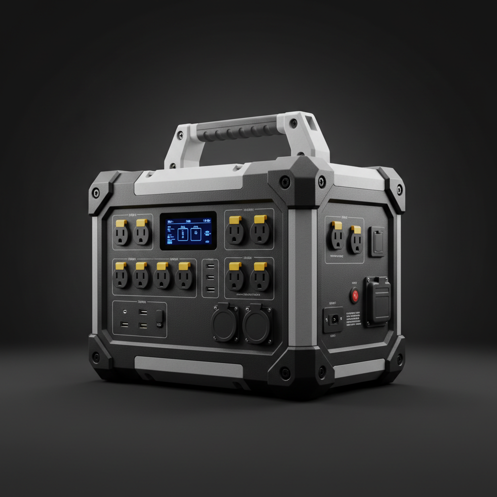 Portable Job Site Power Station — Mobile Power for the Field