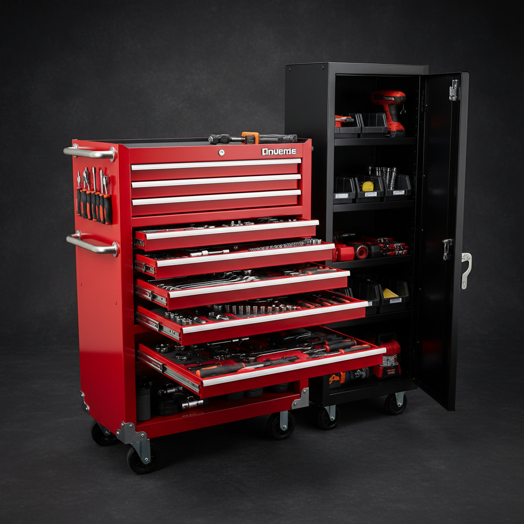 Professional Cordless Tool Chest — Job Site Storage & Organization